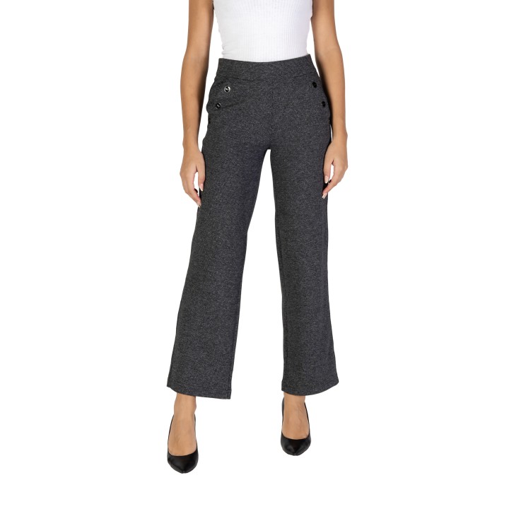 Pantalón de mujer Street One 378116 negro vista frontal