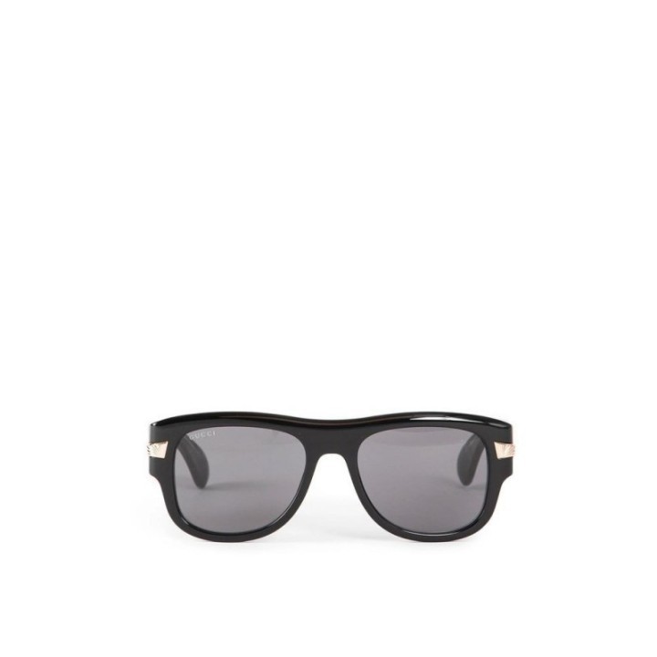 Gafas de sol negras de acetato para hombre Gucci vista frontal