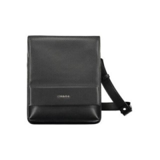 bolso bandolera negro de poliéster para hombre Calvin Klein vista frontal