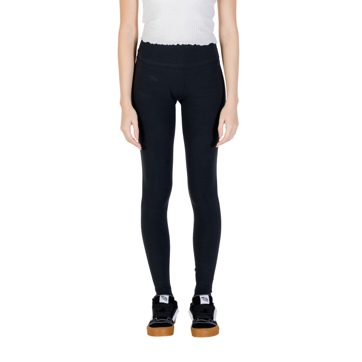Converse Wordmark Legging negro de mujer vista frontal