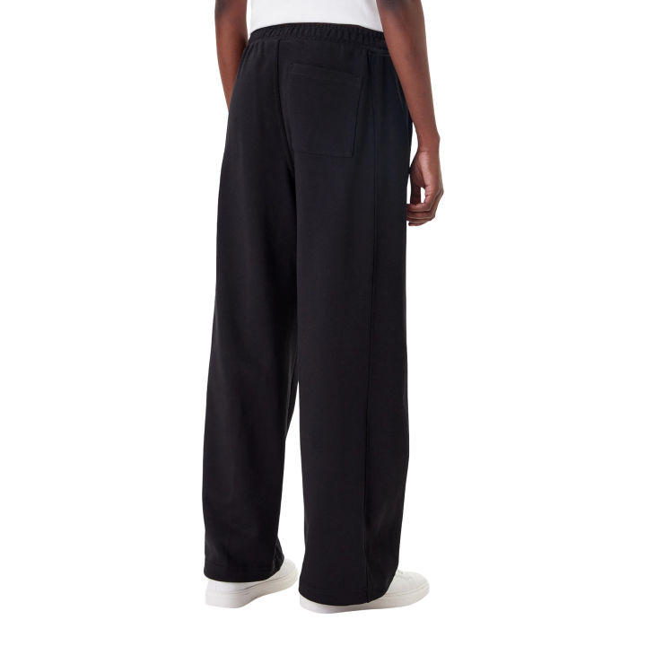 Pantalón negro de mujer Calvin Klein Jeans en french terry vista posterior