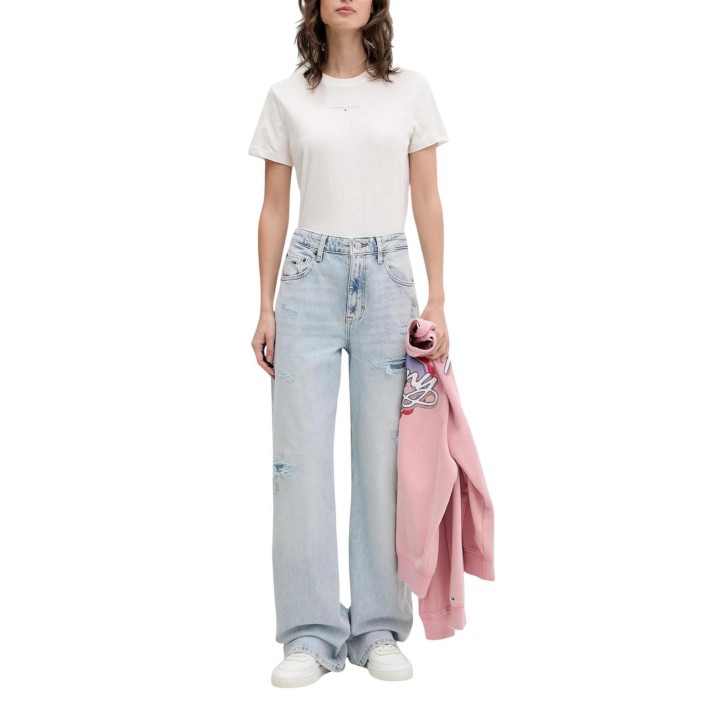 Vaqueros de mujer Tommy Hilfiger Jeans MIA en denim claro vista frontal