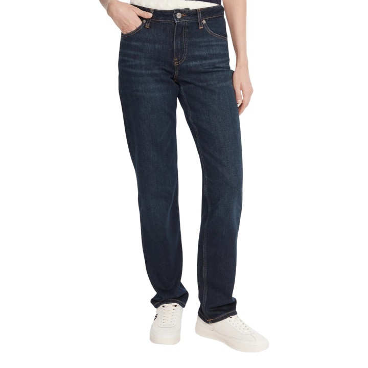 Tommy Hilfiger vaqueros de mujer en denim oscuro vista frontal