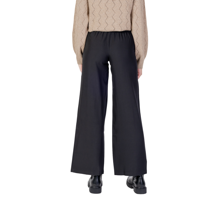 Jacqueline de Yong Jdydora pantalón ancho negro de mujer referencia 15361050 vista posterior