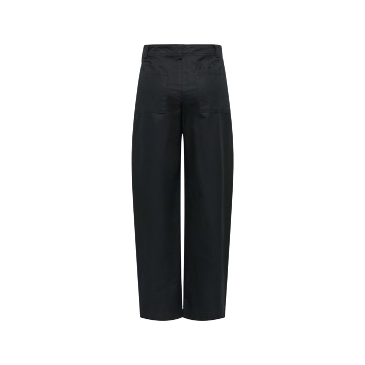 Pantalón negro de mujer Jacqueline de Yong Jdyselma Hw Barrel vista posterior