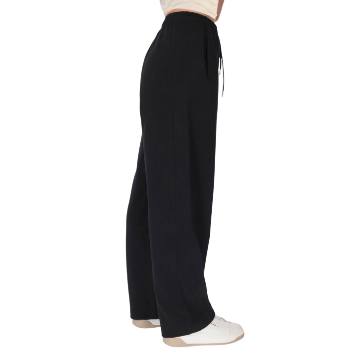 Pantalón negro de mujer County Of Milan 25ICM30031 vista lateral