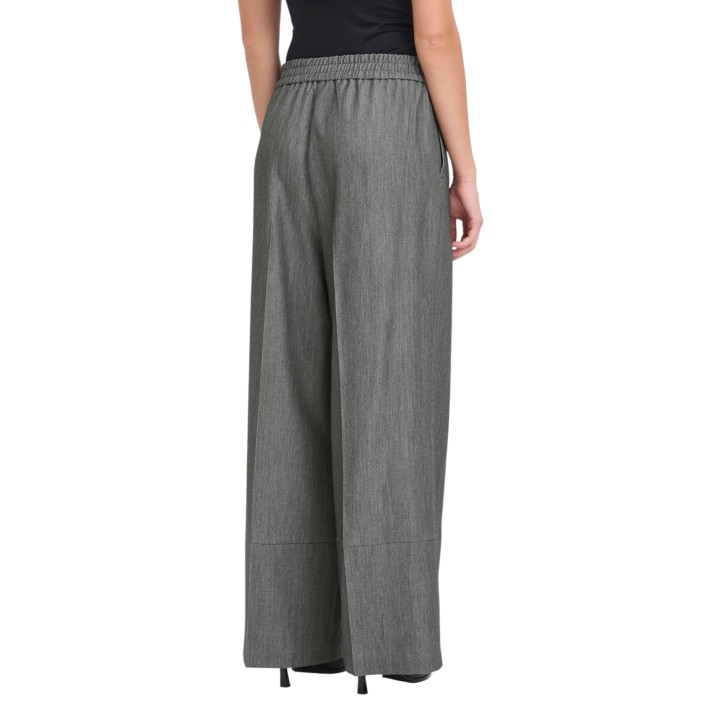 Pantalón de mujer Ichi IHFILANO PA2 gris vista posterior