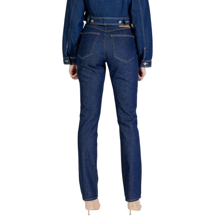 Vaqueros Colcci de mujer en denim azul oscuro vista posterior