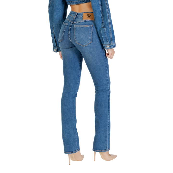 Colcci vaqueros de mujer en denim azul vista posterior