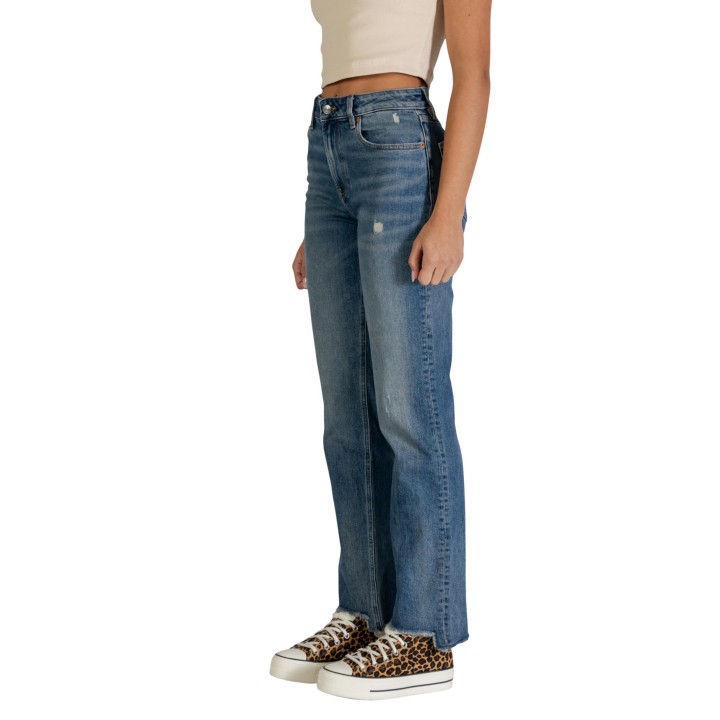 Calvin Klein Jeans vaqueros de mujer en denim azul vista lateral