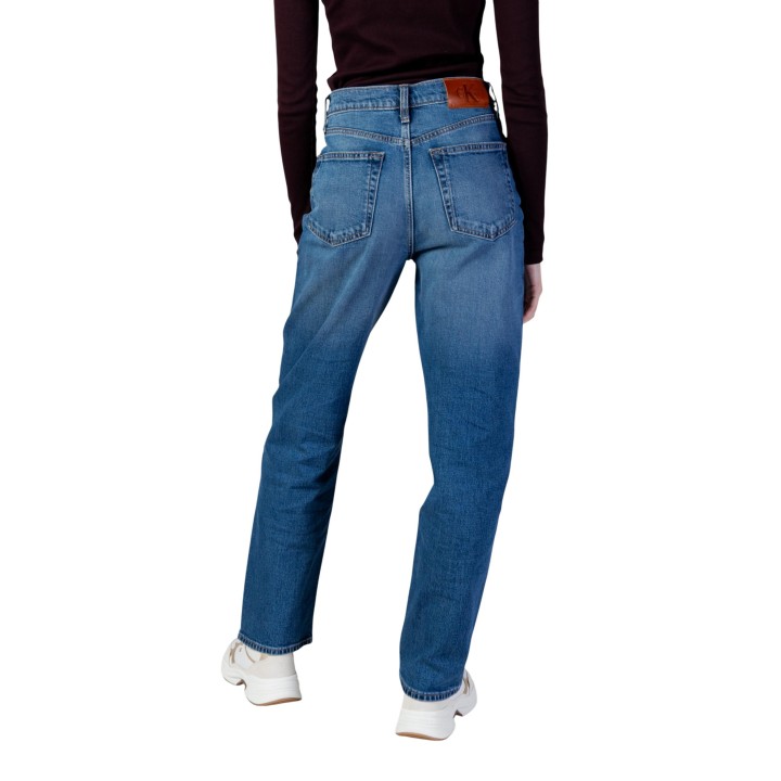 Vaqueros de mujer Calvin Klein Jeans LV047E907G en índigo vista posterior