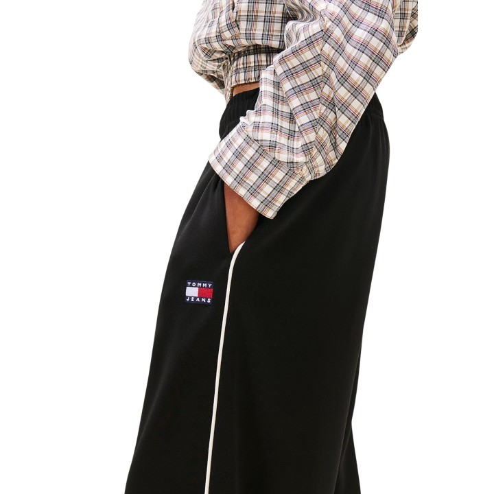 Tommy Hilfiger Jeans pantalón de mujer negro DW0DW22633 detalle lateral