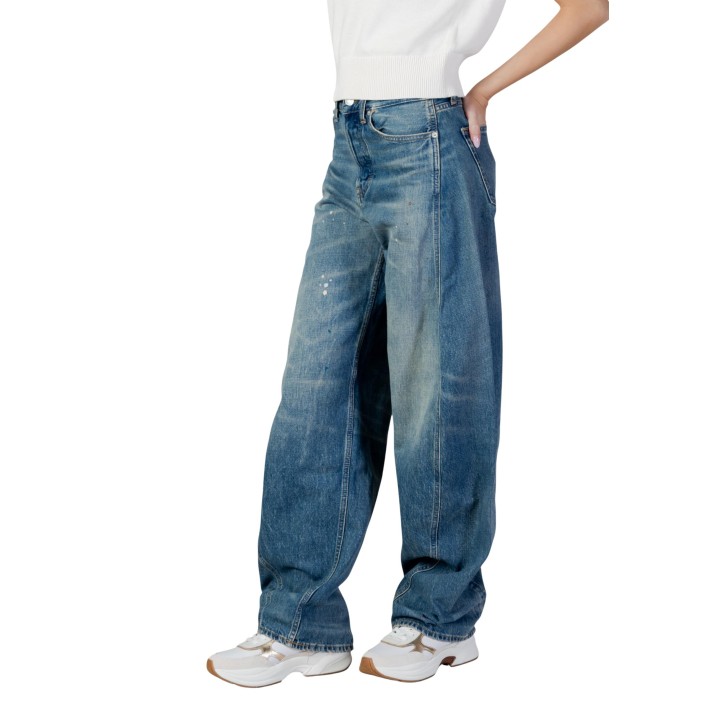 Tommy Hilfiger Jeans vaqueros de mujer en denim azul vista de tres cuartos