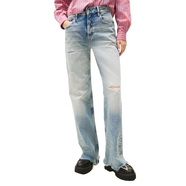 Tommy Hilfiger Jeans vaqueros de mujer en denim claro vista frontal