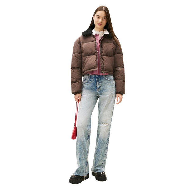 Tommy Hilfiger Jeans vaqueros de mujer en denim claro vista tres cuartos