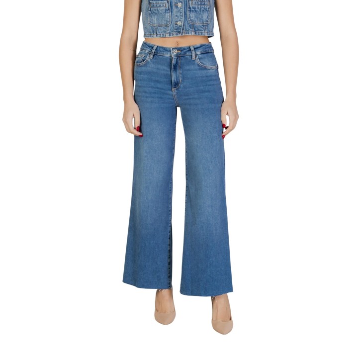Liu-Jo vaqueros de mujer B.UP Flare de denim azul oscuro vista frontal