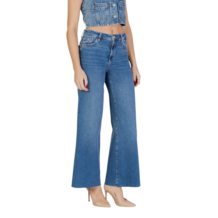 Liu-Jo vaqueros de mujer B.UP Flare de denim azul oscuro vista frontal