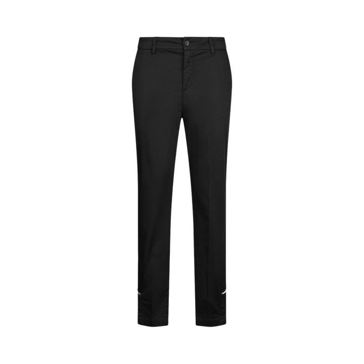 Liu-Jo pantalón chino negro de mujer vista frontal del producto