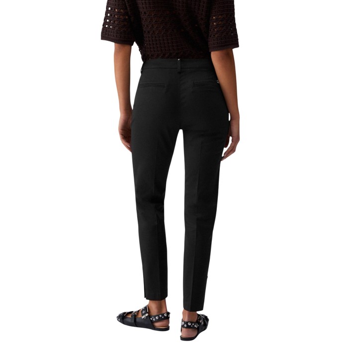 Liu-Jo pantalón chino negro de mujer vista posterior
