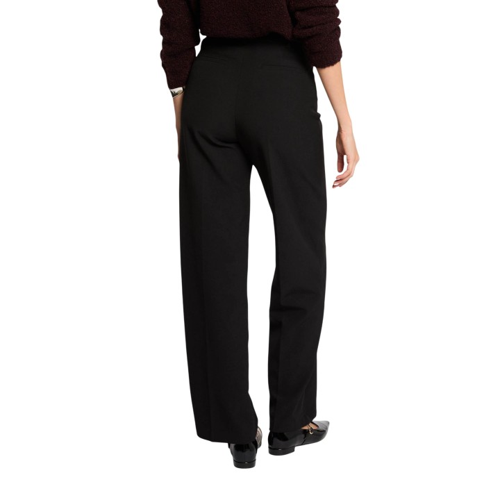 Pantalón de mujer Morgan De Toi 242-POYA.F negro vista posterior