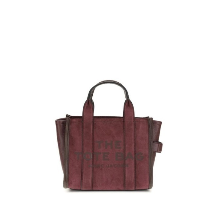 bolso tote de piel granate para mujer Marc Jacobs vista frontal