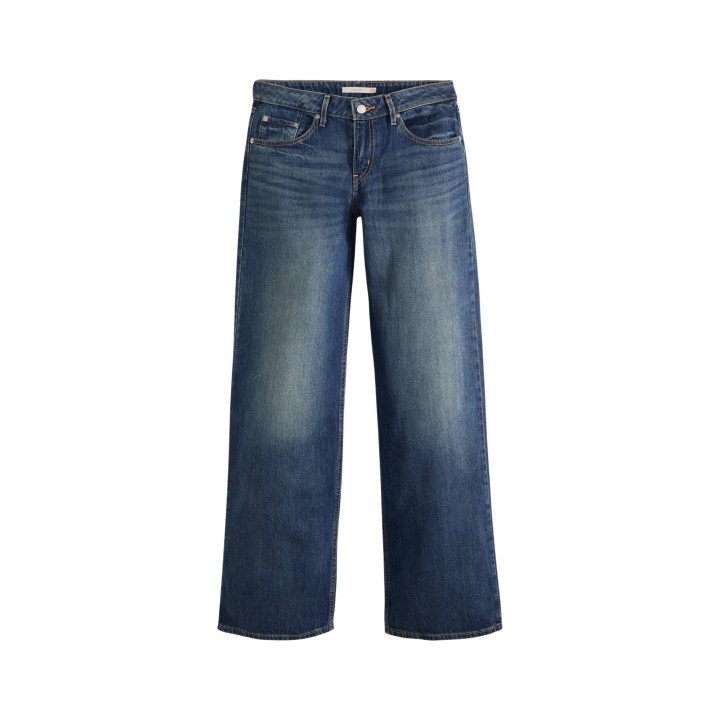Vaqueros Levi's® de mujer low loose en denim índigo vista frontal