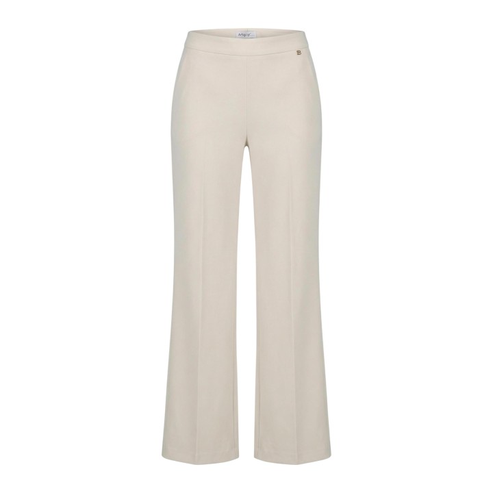 Pantalón palazzo Artigli ACPA004356 de mujer en color crema vista frontal