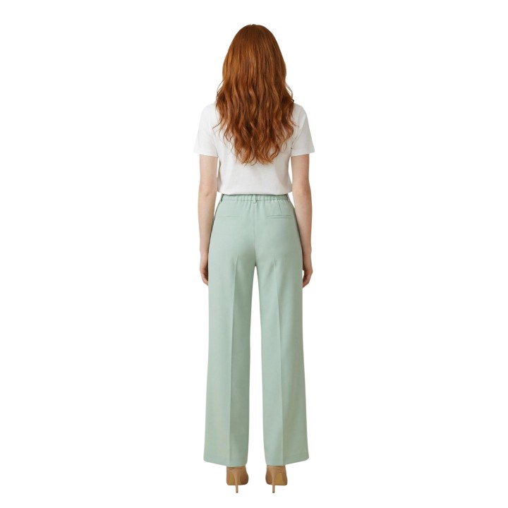 Pantalón de mujer Artigli ACPA004655 verde salvia vista posterior