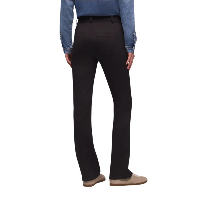Street One pantalón de mujer negro Style York Bootcut 380597 en tejido techno twill vista posterior
