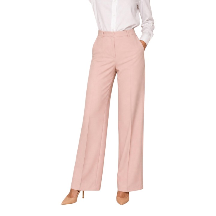 Pantalón de traje de mujer I am PE26031 rosa vista frontal