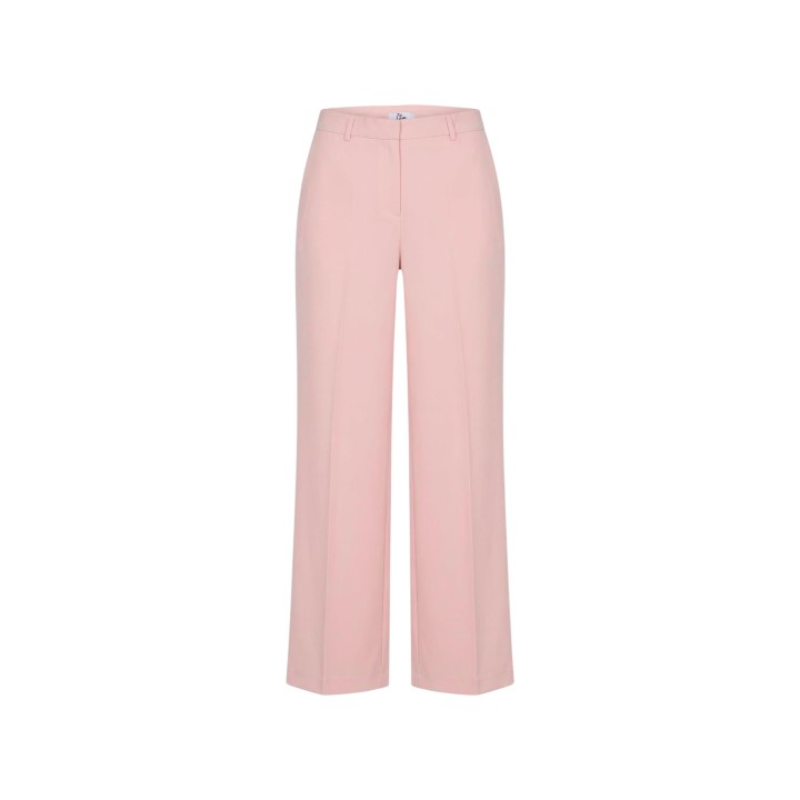 Pantalón de traje de mujer I am PE26031 rosa vista frontal de detalle