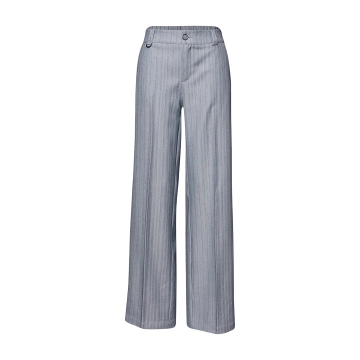 Pantalón de mujer Street One 380687 azul claro de espiga vista frontal