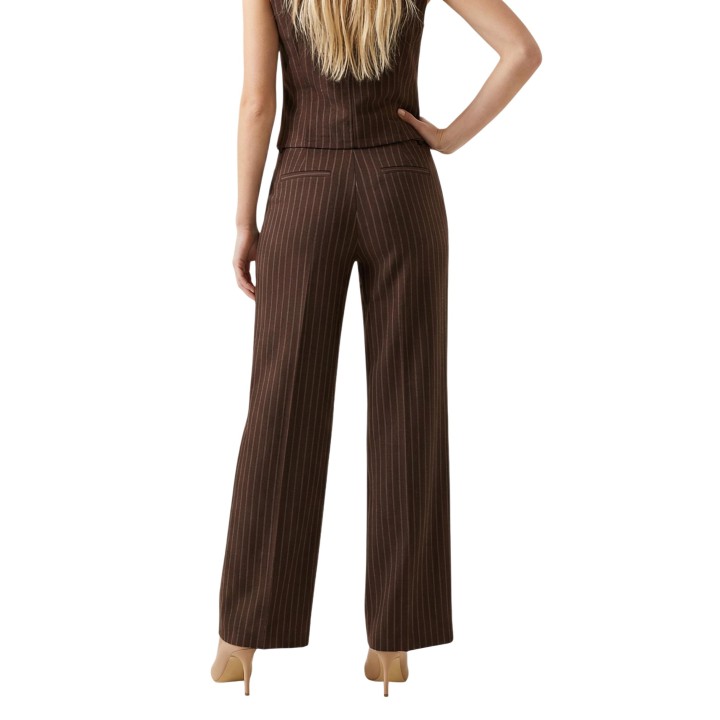 I am pantalón de traje de mujer marrón 95108 vista posterior
