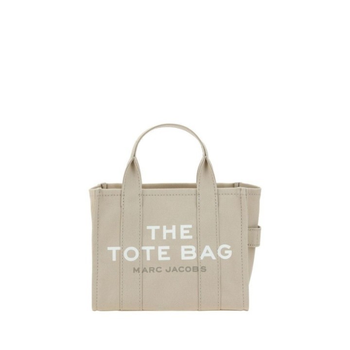 bolso tote de algodón beige para mujer Marc Jacobs vista frontal