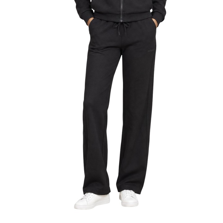 Guess pantalón de mujer negro Elsa Wide Leg Pant V6BB20 K6366 vista frontal