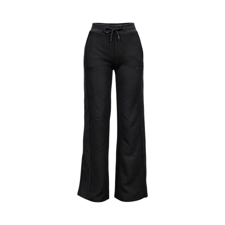 Guess pantalón de mujer negro Elsa Wide Leg Pant V6BB20 K6366 vista frontal