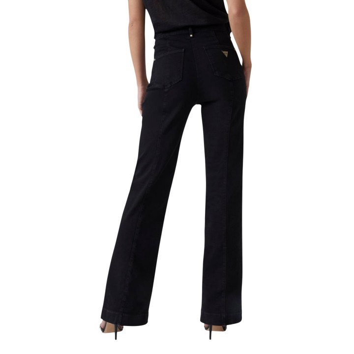Guess New Faye Pant de mujer negro vista posterior