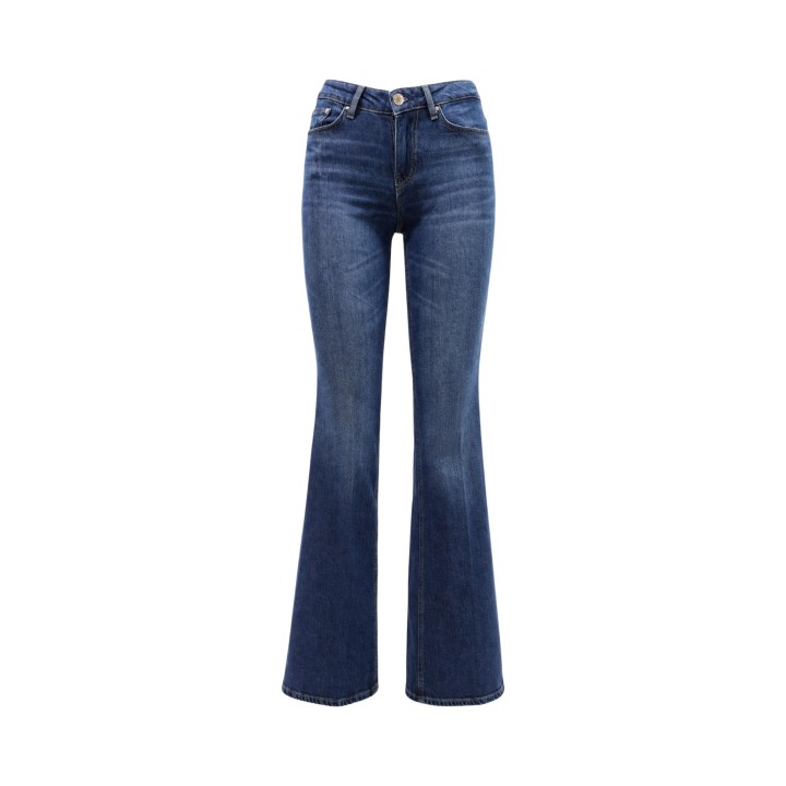 Guess vaqueros Beverly de mujer en denim azul vista frontal
