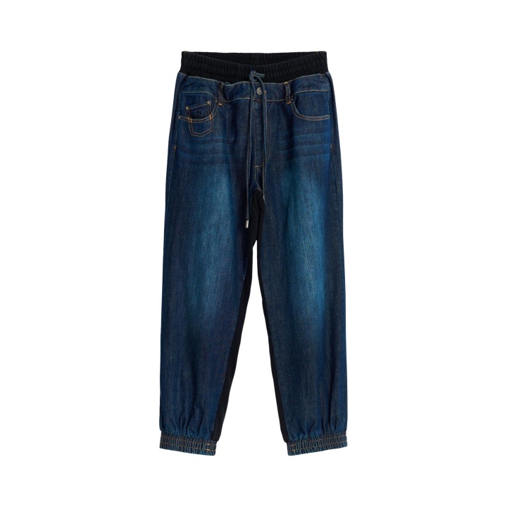 Desigual vaqueros de mujer azul denim 26WWDD14 vista frontal