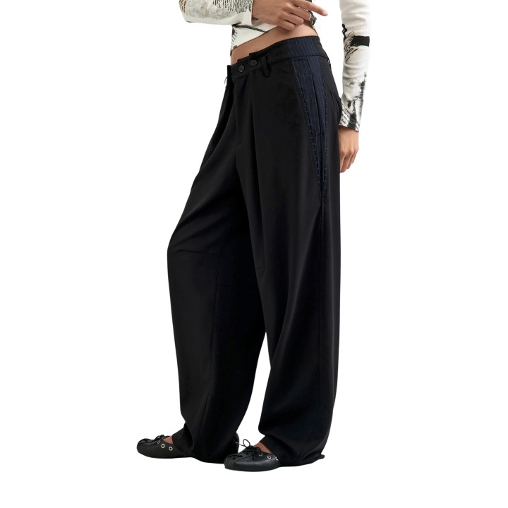 Desigual pantalón negro de mujer PANT_EXPRESS 26WWPW13 vista lateral