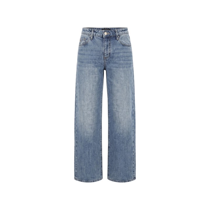 Armani Exchange vaqueros de mujer azules vista frontal del producto