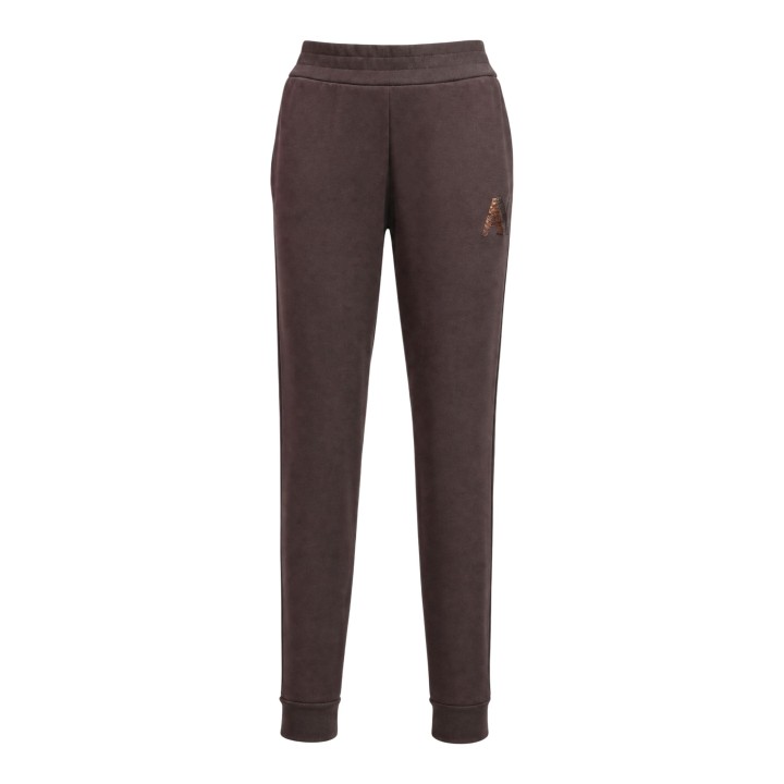Armani Exchange pantalón de mujer marrón vista frontal