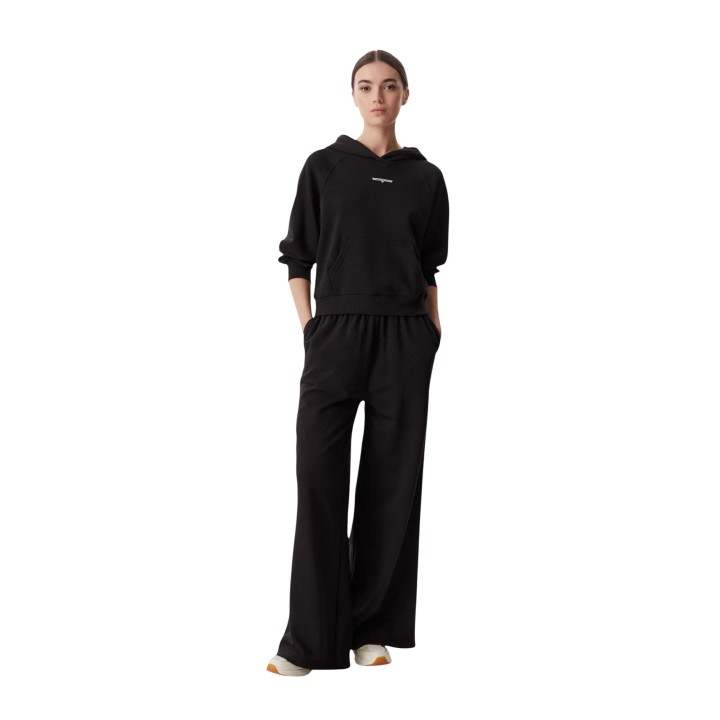 Pantalón de chándal Tommy Hilfiger Jeans para mujer negro vista frontal completa