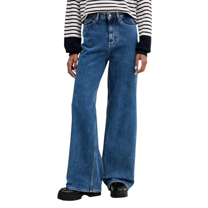 Vaqueros de mujer Tommy Hilfiger Jeans Claire HR Wide en denim azul vista frontal