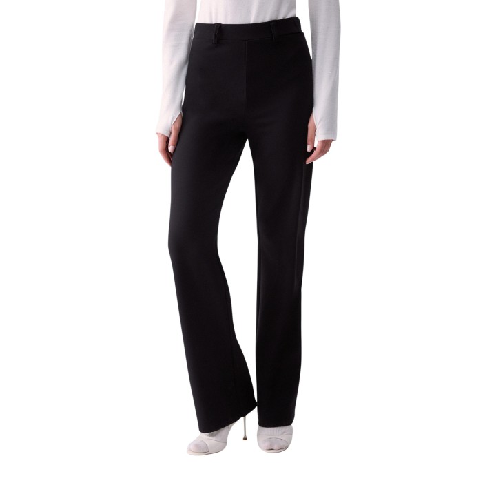 Liu-Jo pantalón de mujer negro TF6019 J3970 vista frontal