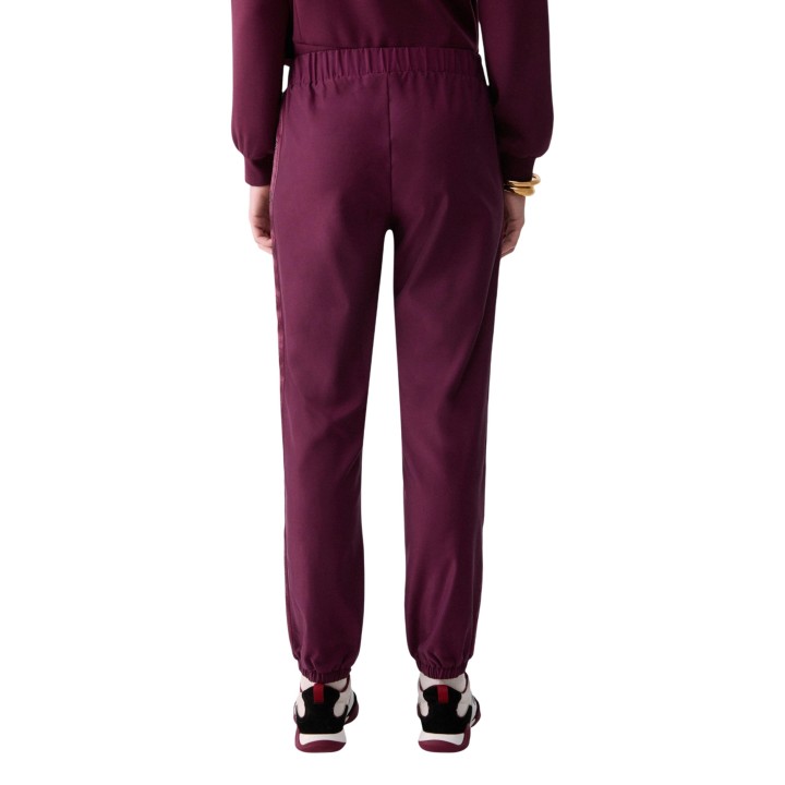 Pantalón Liu-Jo para mujer violeta TF6267 T700A en vista posterior