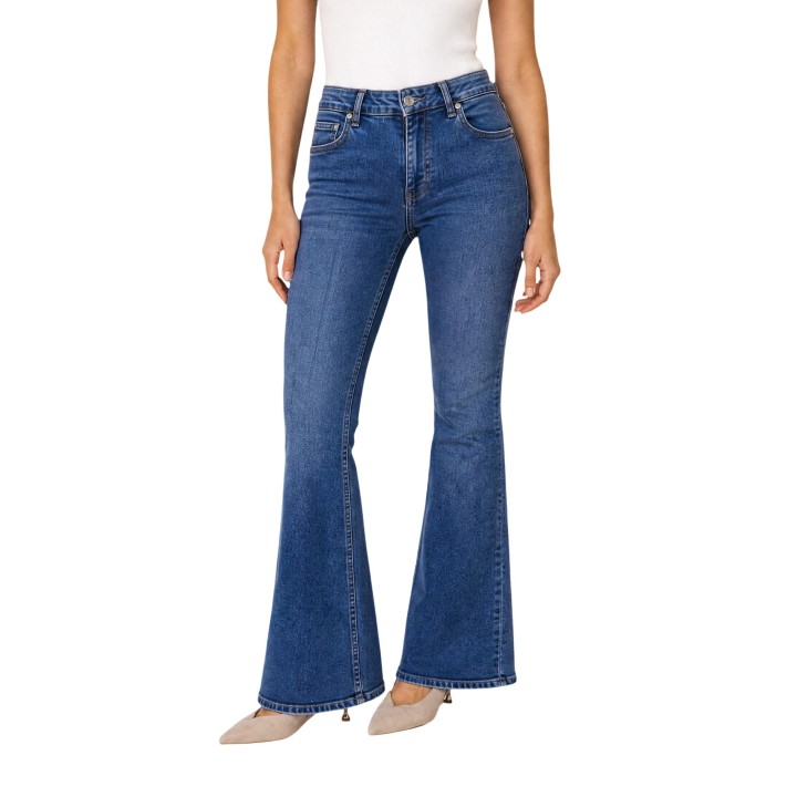 Liu-Jo vaqueros de mujer UF6015 D0357 en denim vista frontal