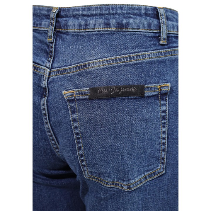 Liu-Jo vaqueros de mujer UF6225 D0360 en denim azul detalle del bolsillo posterior