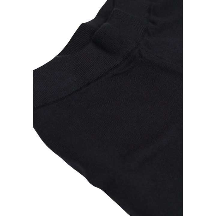 Choral pantalón de mujer negro de tejido detalle de la cintura