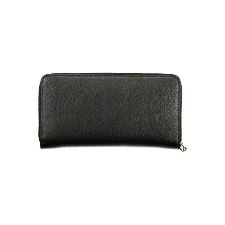 Cartera negra de polietileno para mujer Tommy Hilfiger vista frontal